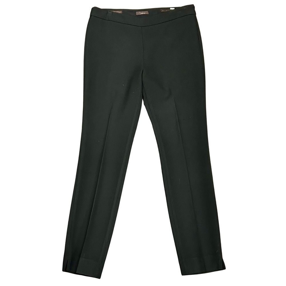 Peserico Sign Tailored Slim Pants Black | Italian Wool Blend